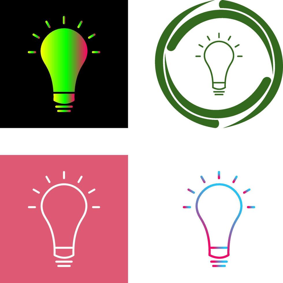 Innovative Idea Icon Design vector