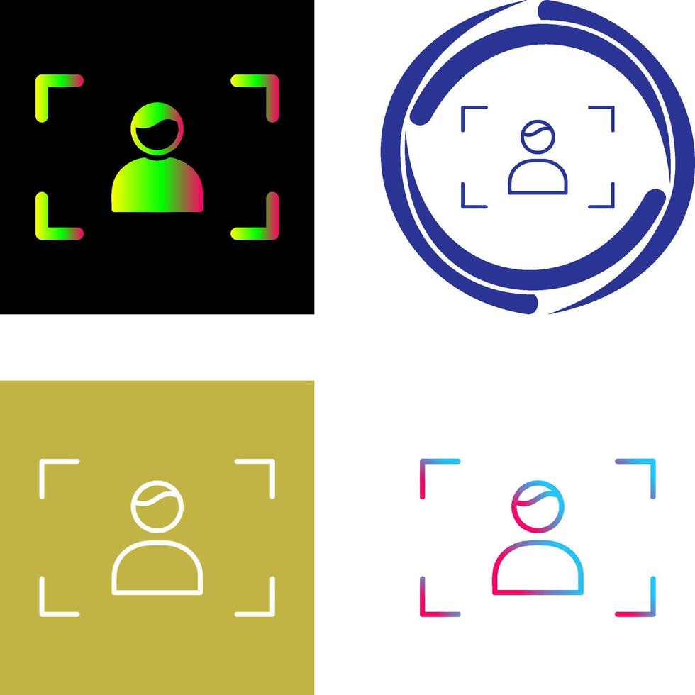 Unique Focus Icon Design vector