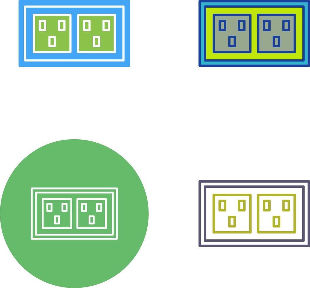 Socket Icon Design vector