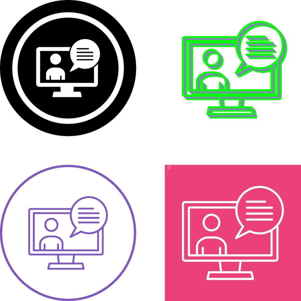 Conversation Icon Design vector