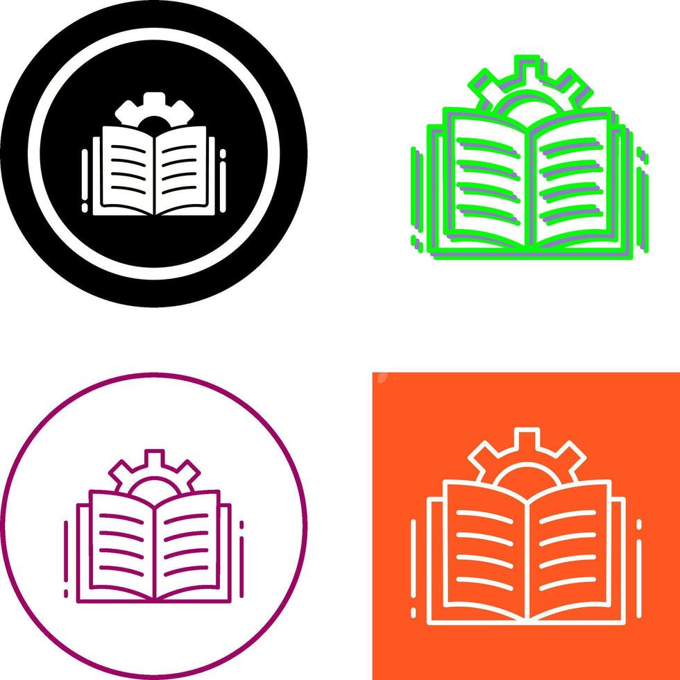 Open Book Icon Design vector