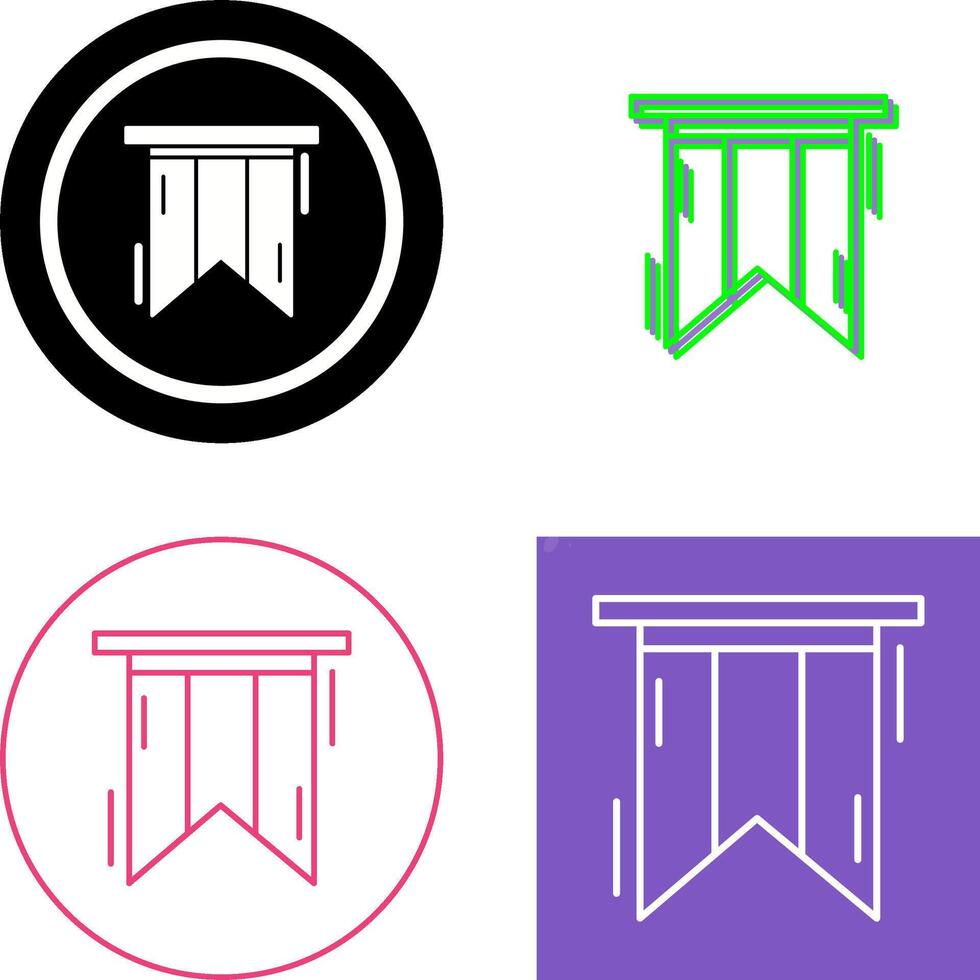 Bookmark Icon Design vector