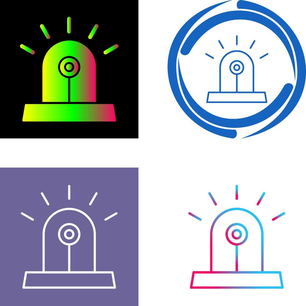 Unique Siren Icon Design vector