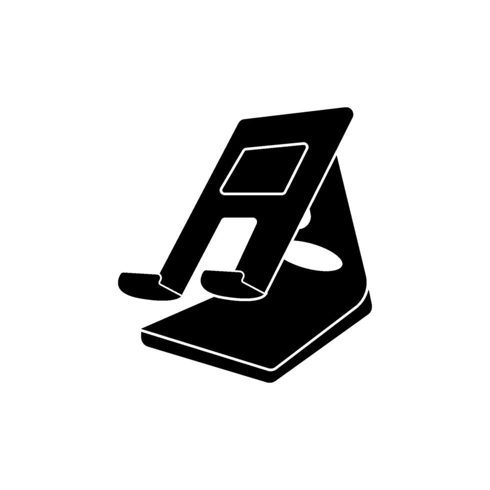 Mobile phone holder symbol icon, illustration design vector
