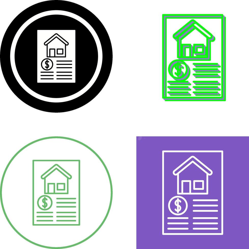 Document Icon Design vector