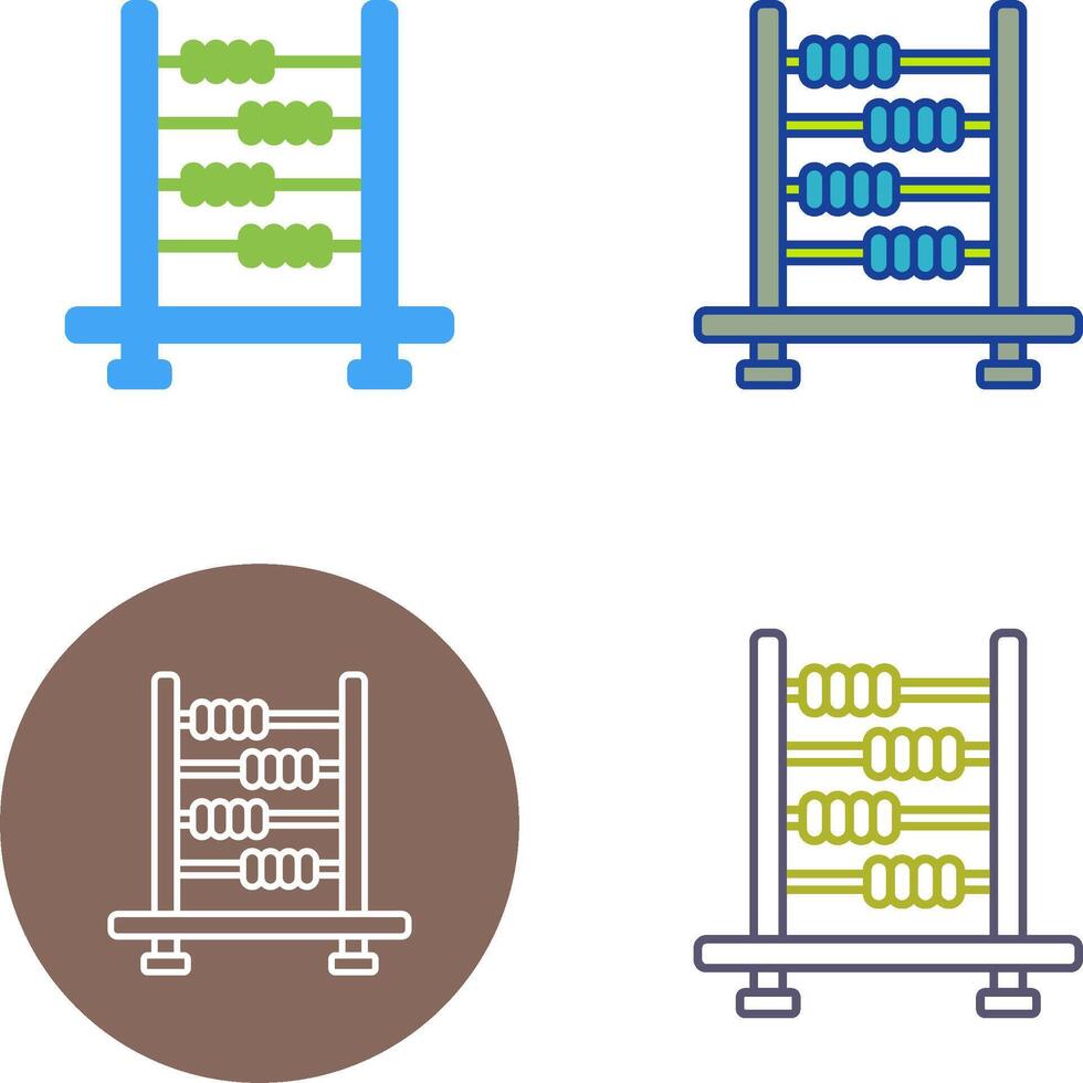 Abacus Icon Design vector