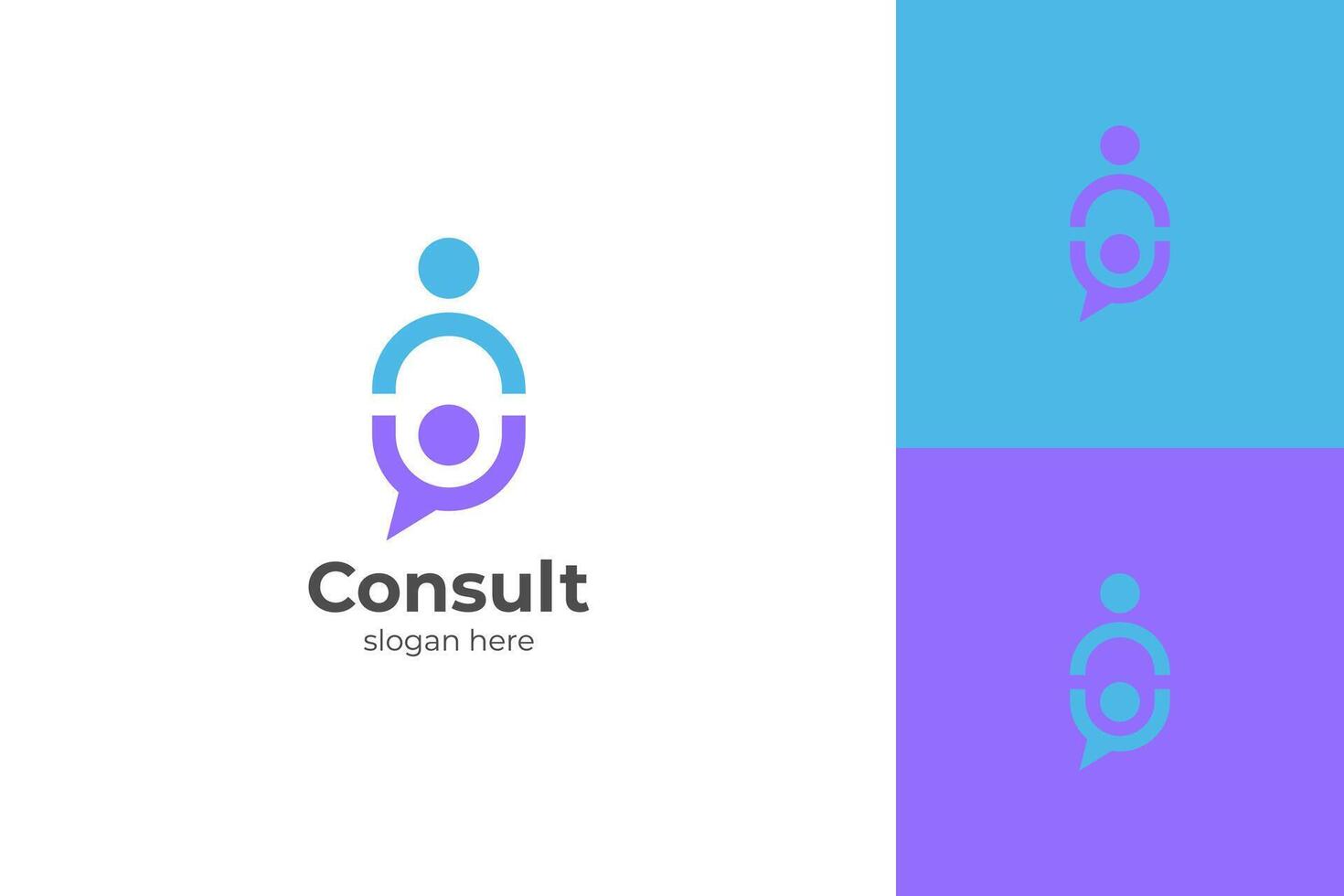 people consultant leadership logo icon design. with bubble chat conversation graphic symbol. friendship logo template vector