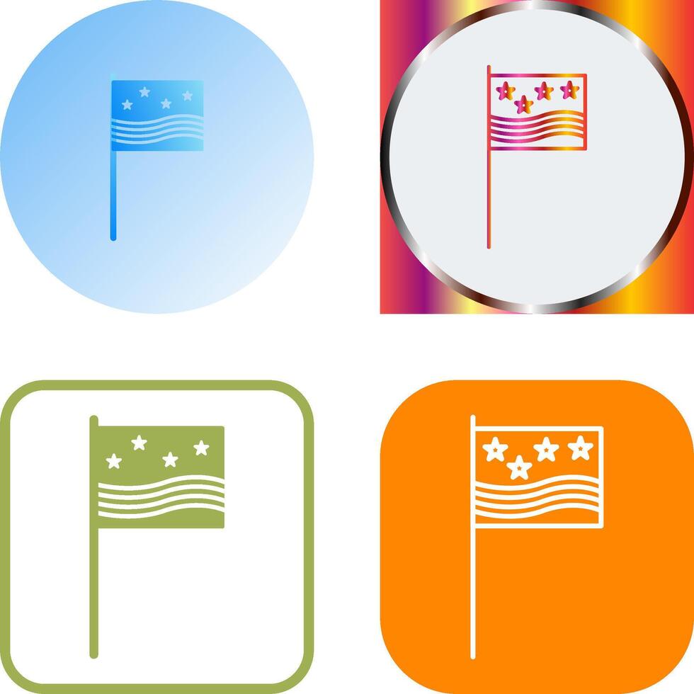 diseño de icono de banderas vector