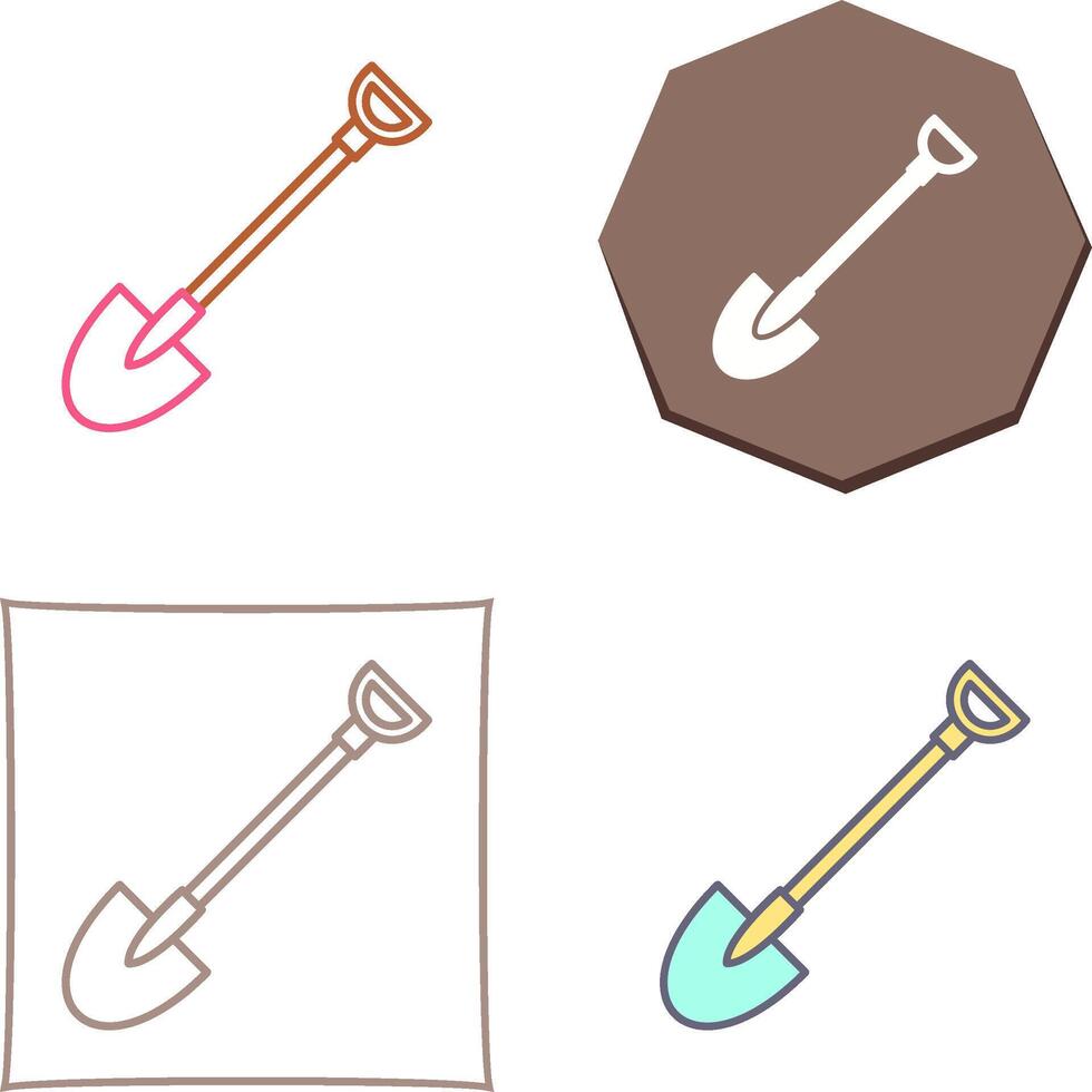 Shovel Icon Design vector
