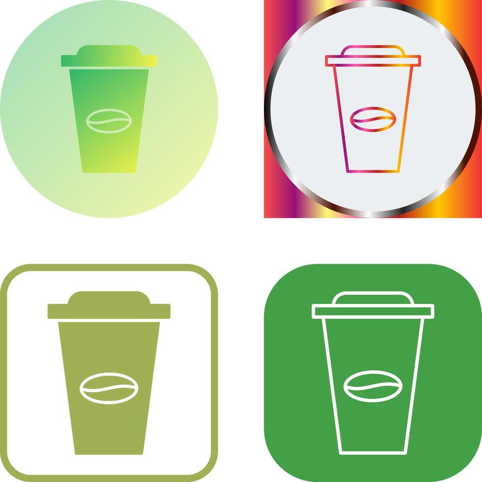 Coffee Cup Icon Design vector