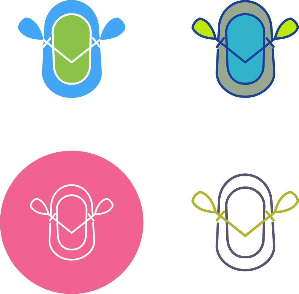 Dinghy Icon Design vector