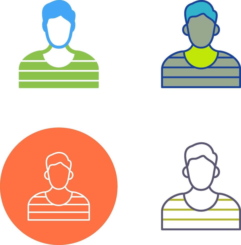 Prisioner Icon Design vector