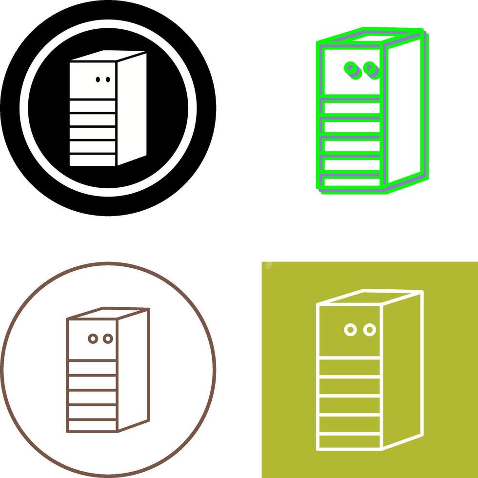 Server Network Icon Design vector