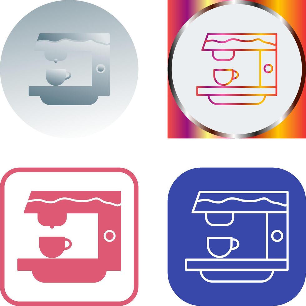 Coffee Machine Icon Design vector