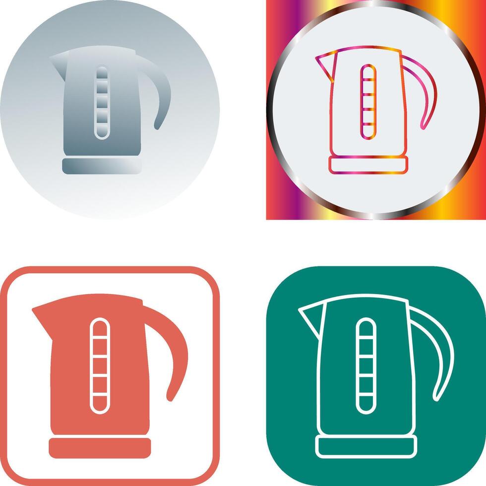 Kettle Icon Design vector