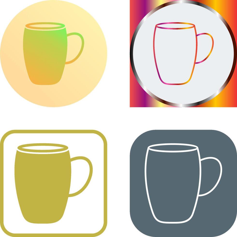 Mug Icon Design vector