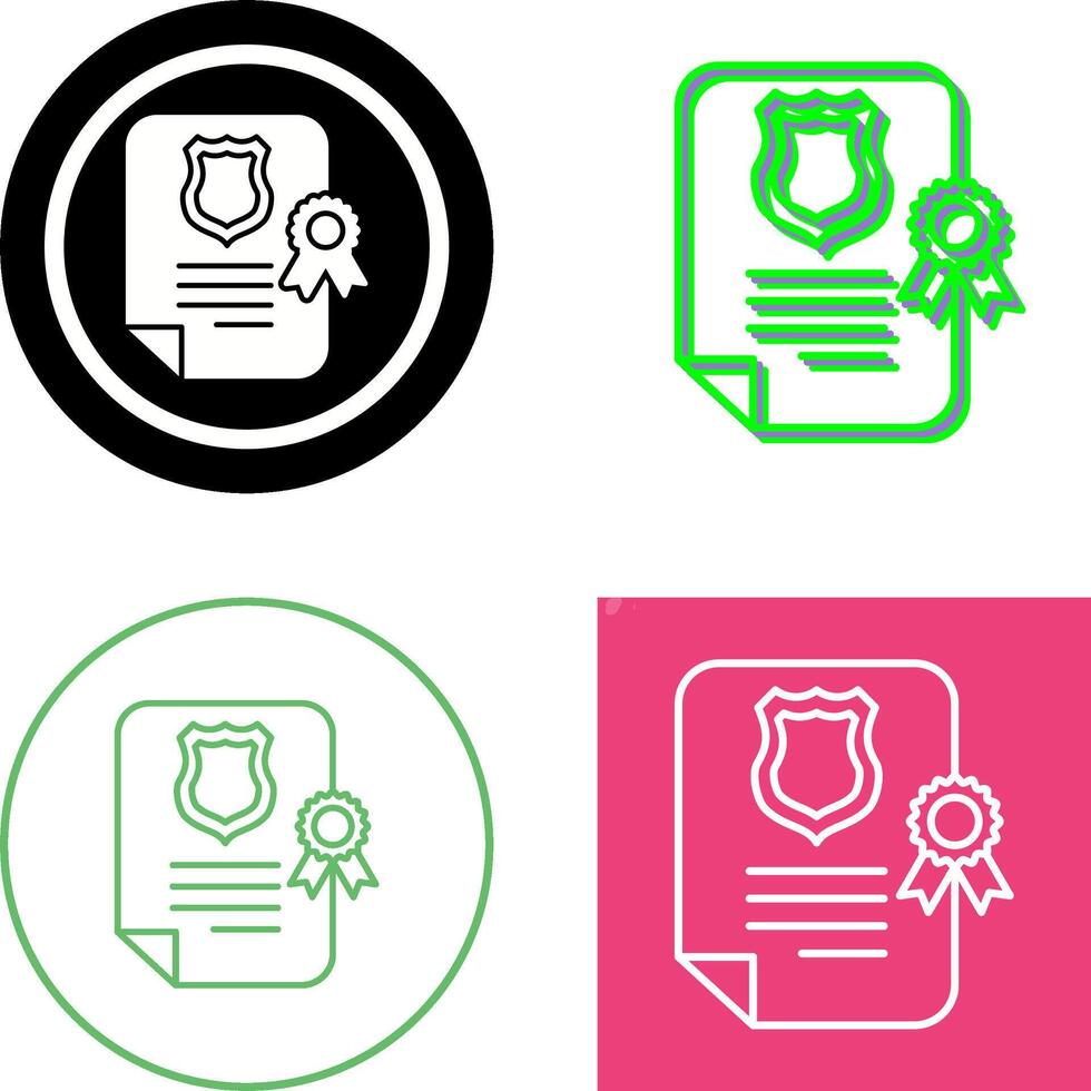 Document Icon Design vector