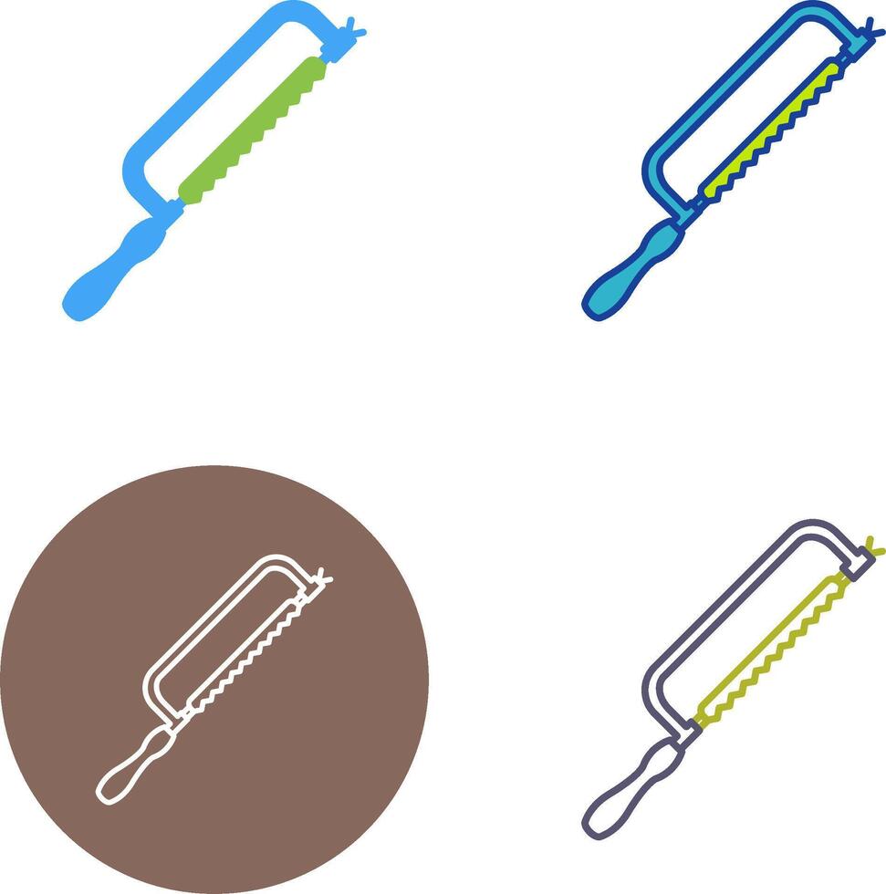 Hacksaw Icon Design vector