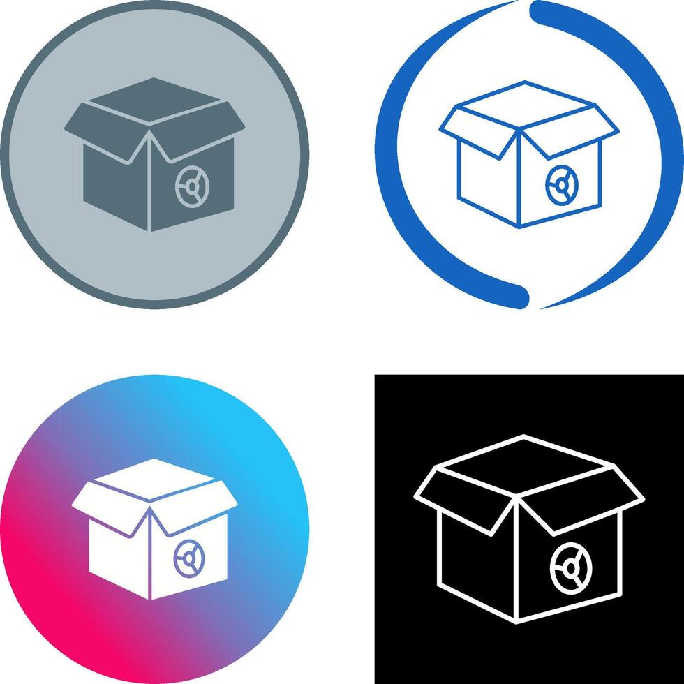 Unique Seo Packages Icon Design vector