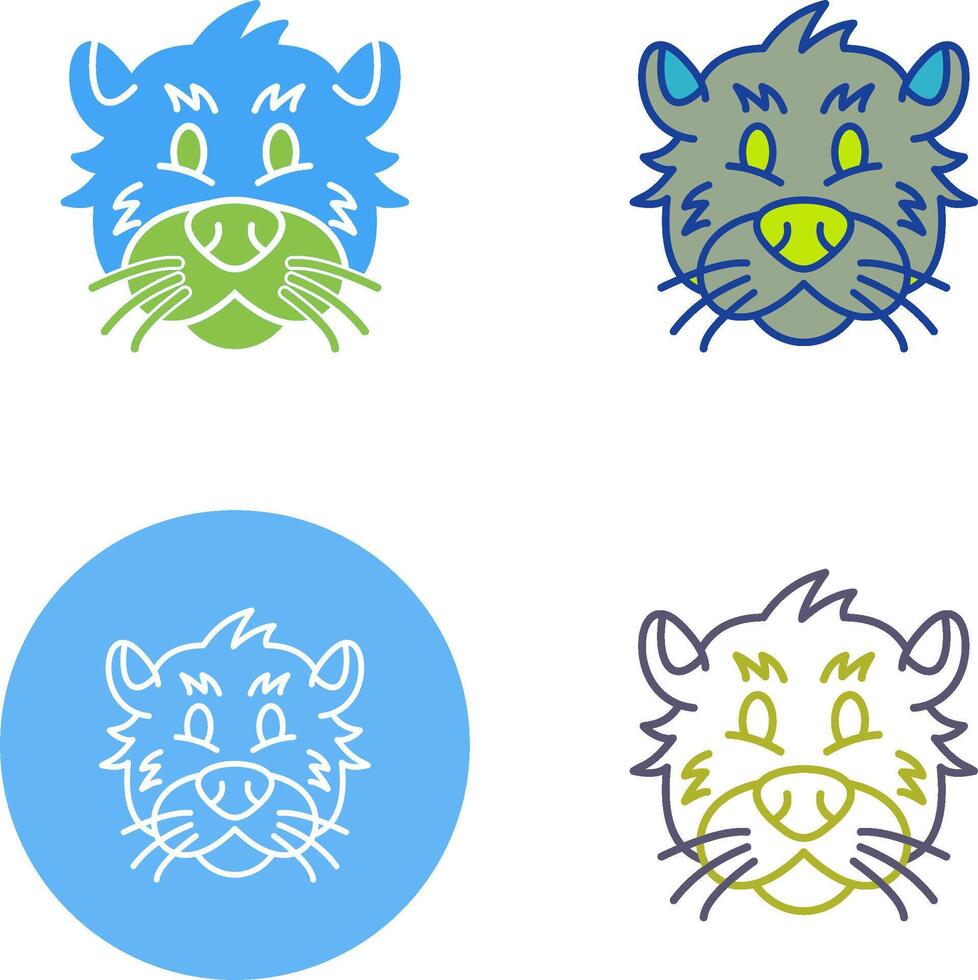 Otter Icon Design vector
