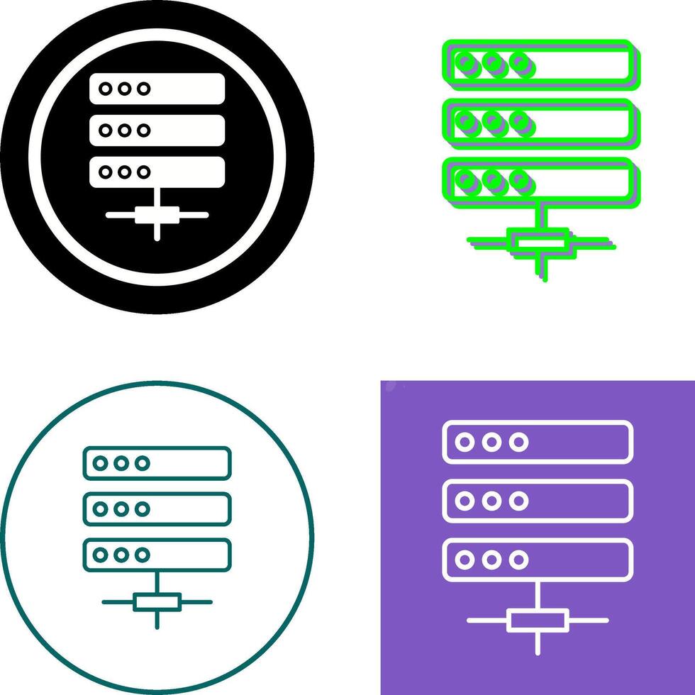 Server Icon Design vector
