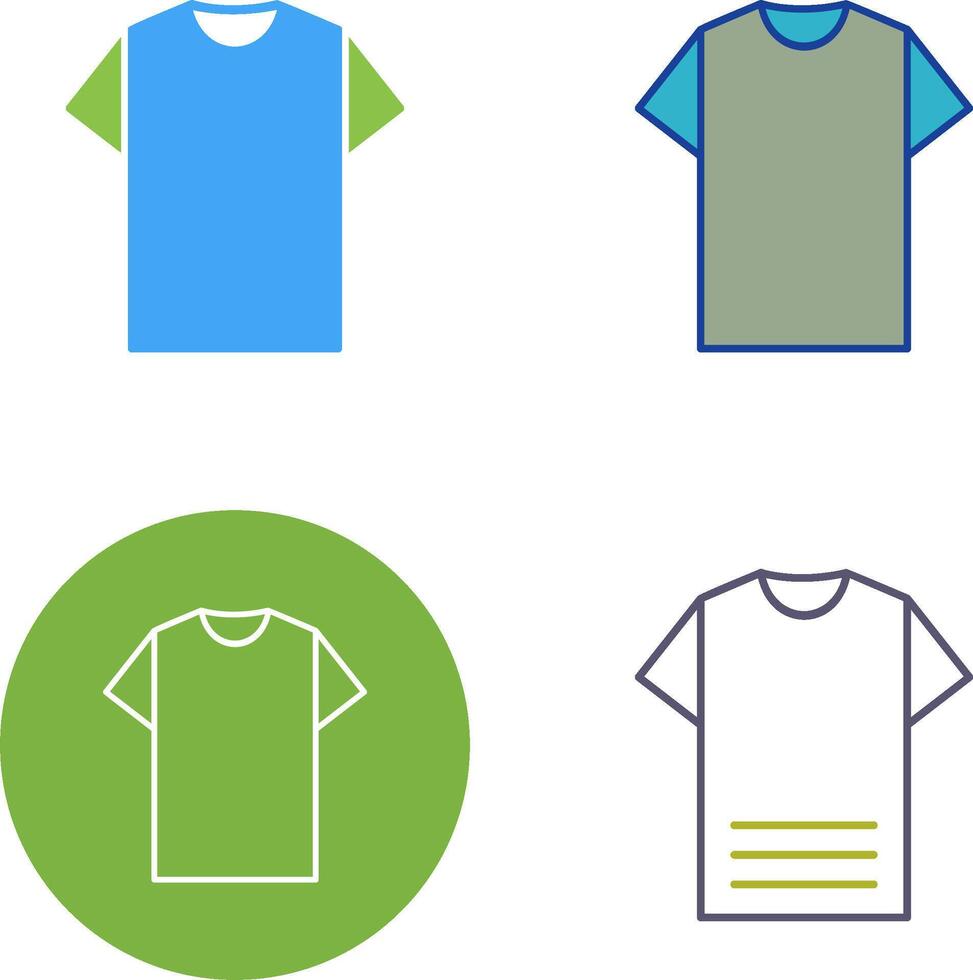 Plain T Shirt Icon Design vector
