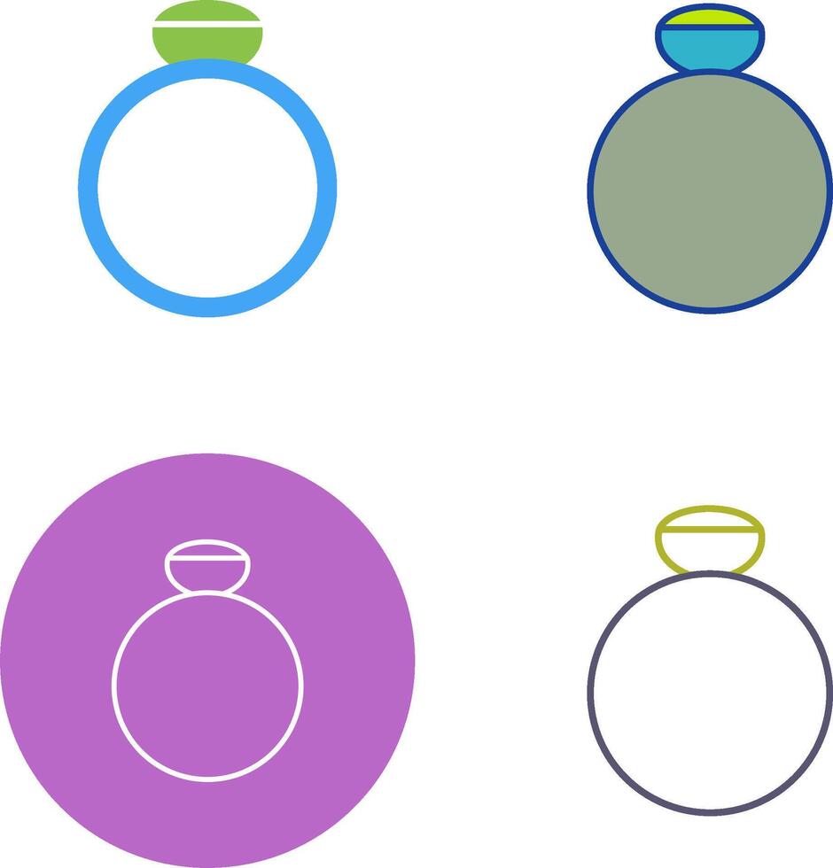 Ring Icon Design vector
