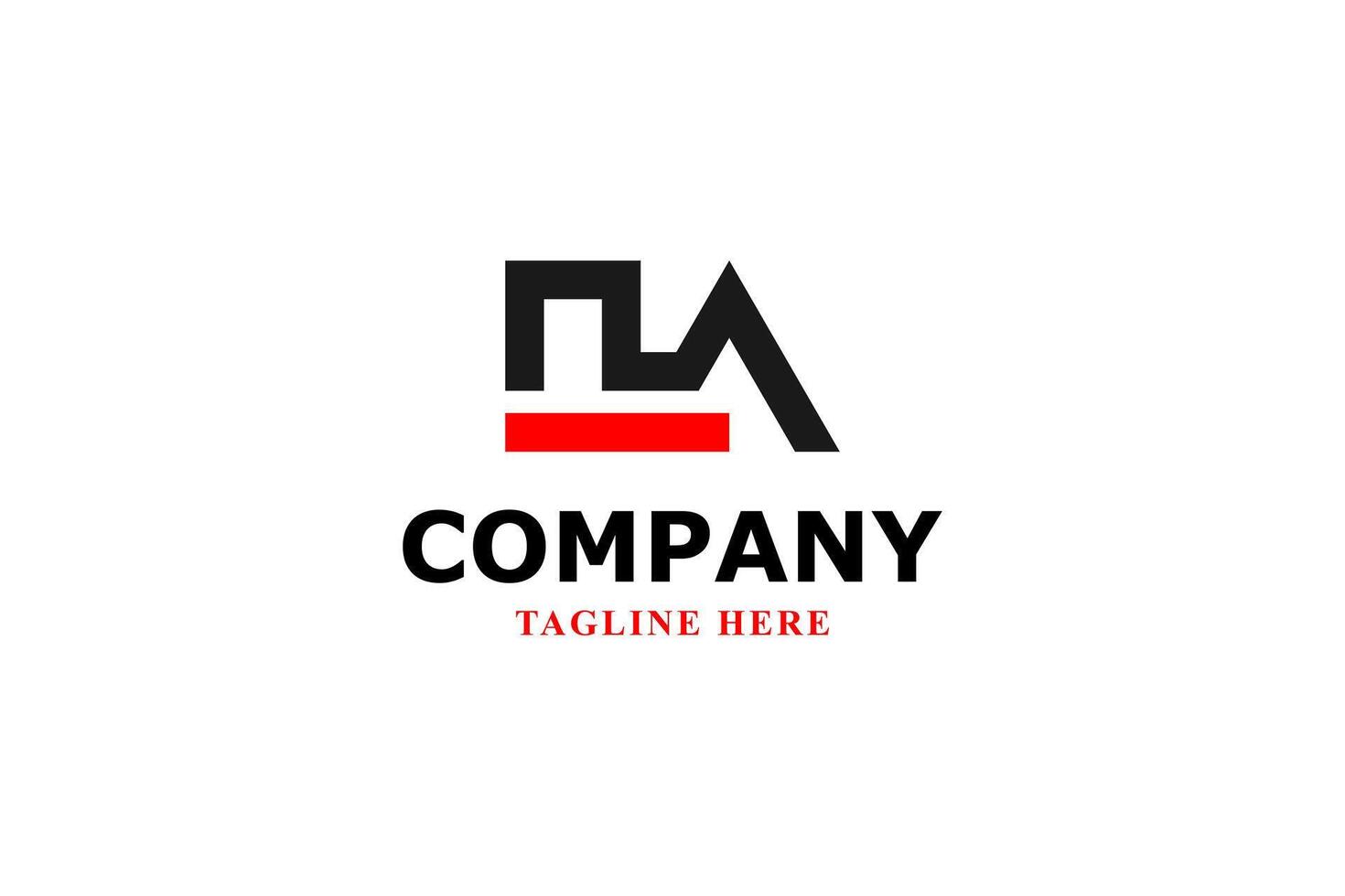 letter n and a abstract logo vector