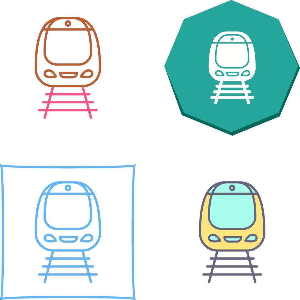 diseño de icono de tren vector