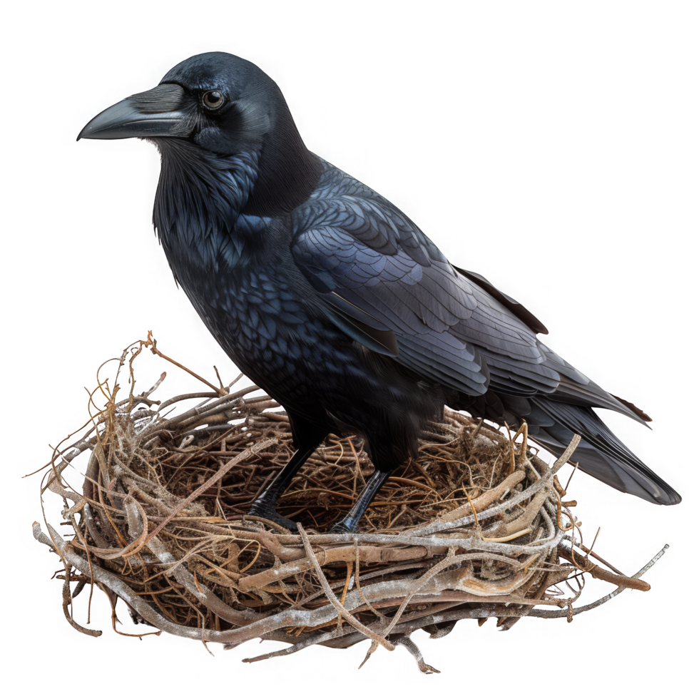 Nidificazione americano corvo uccello png