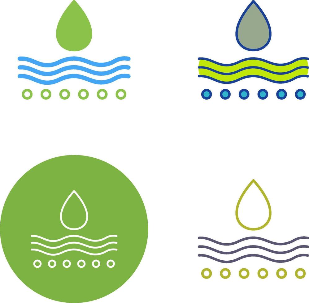 Moisture Icon Design vector