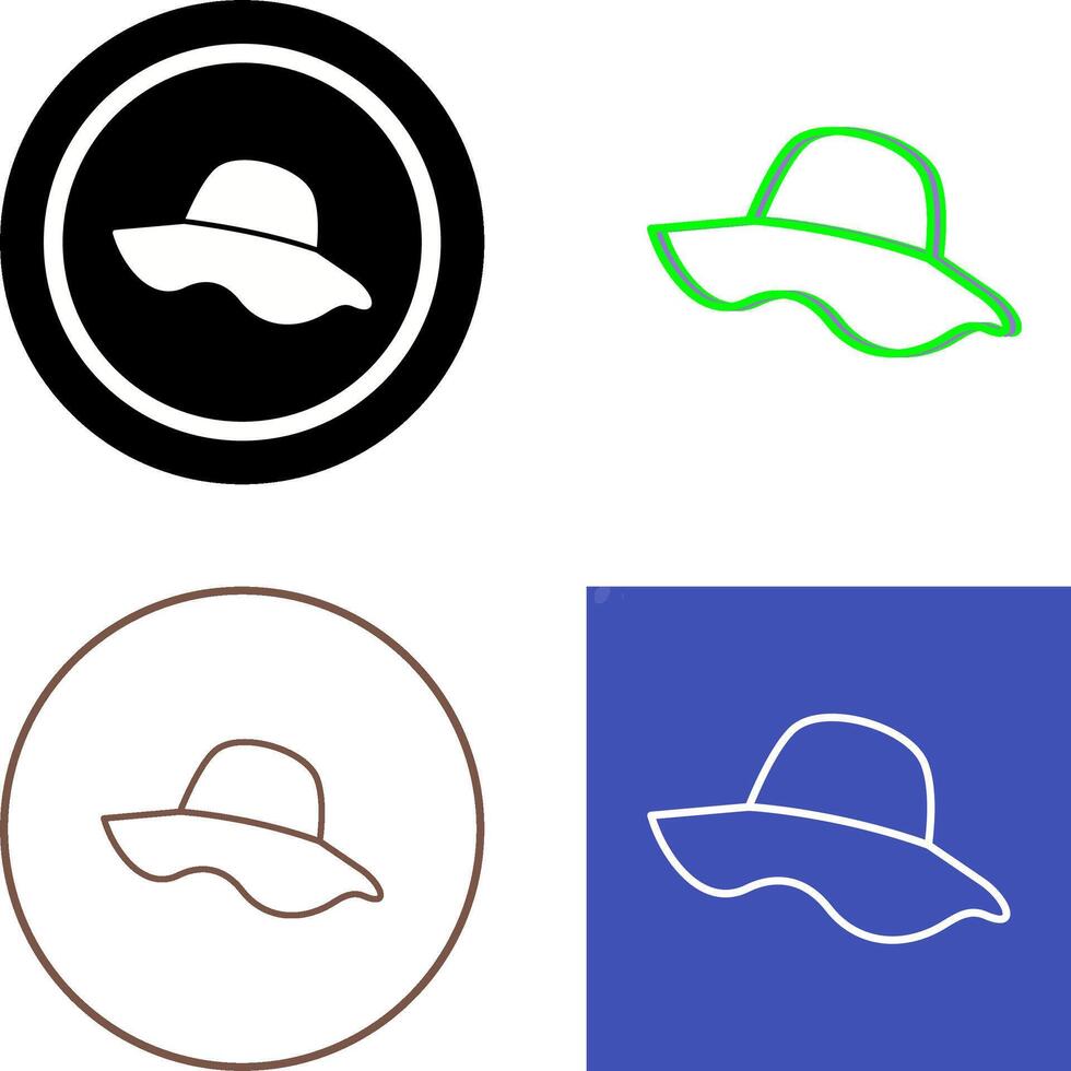 Hat Icon Design vector