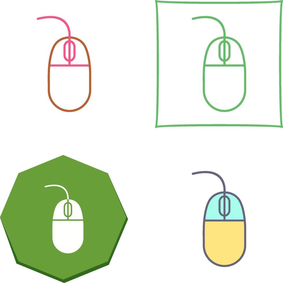Mouse Icon Design vector