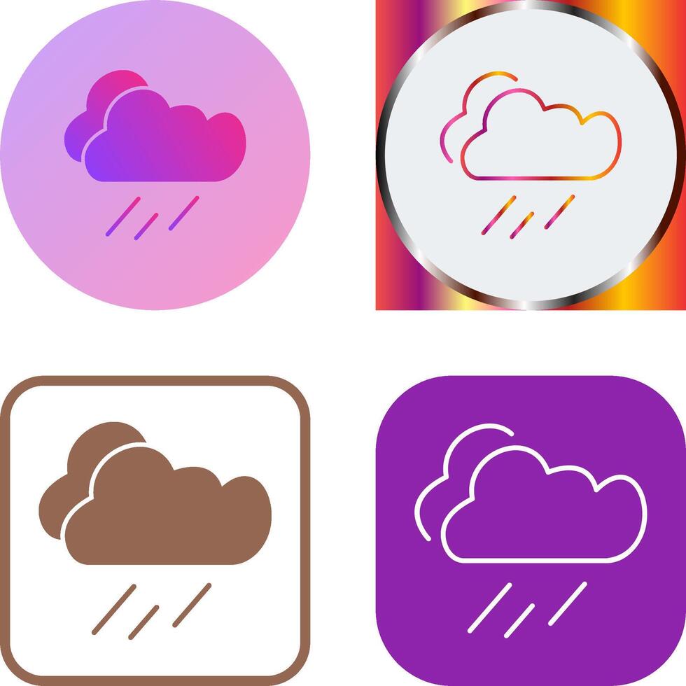 Rain Icon Design vector