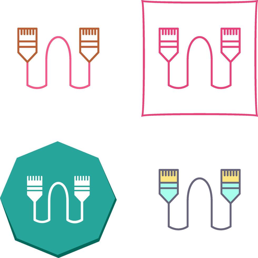 Internet Cable Icon Design vector