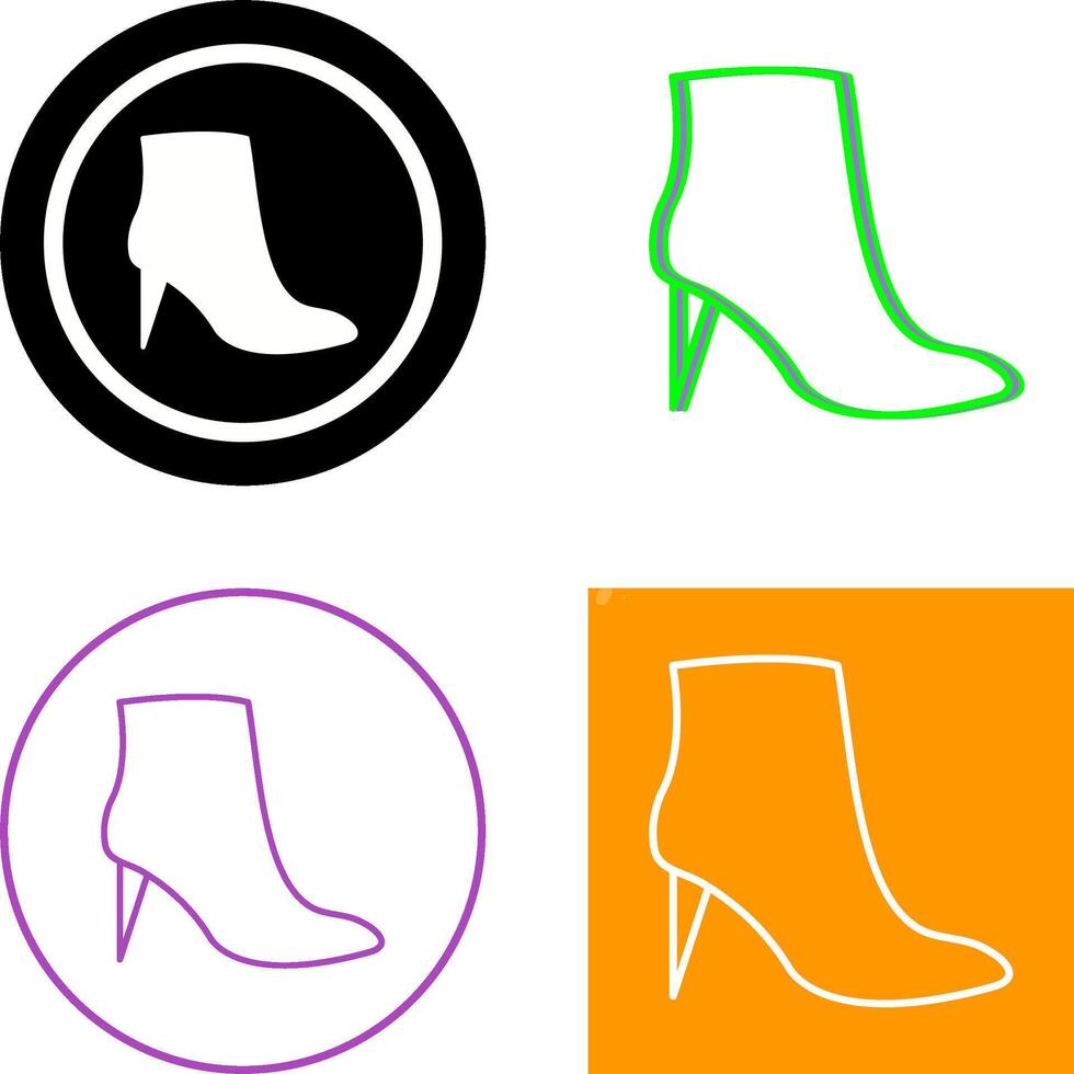 Stilletos Icon Design vector