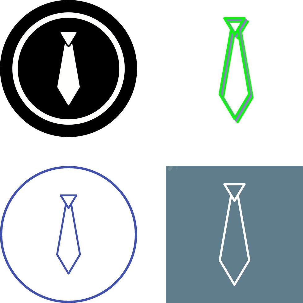 Tie Icon Design vector