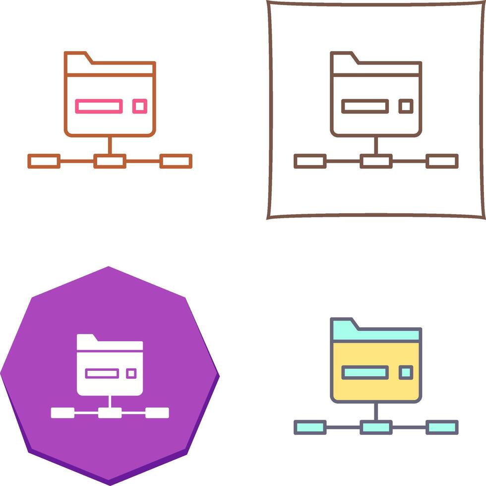 Network Folder Icon Design 44028751 Vector Art at Vecteezy