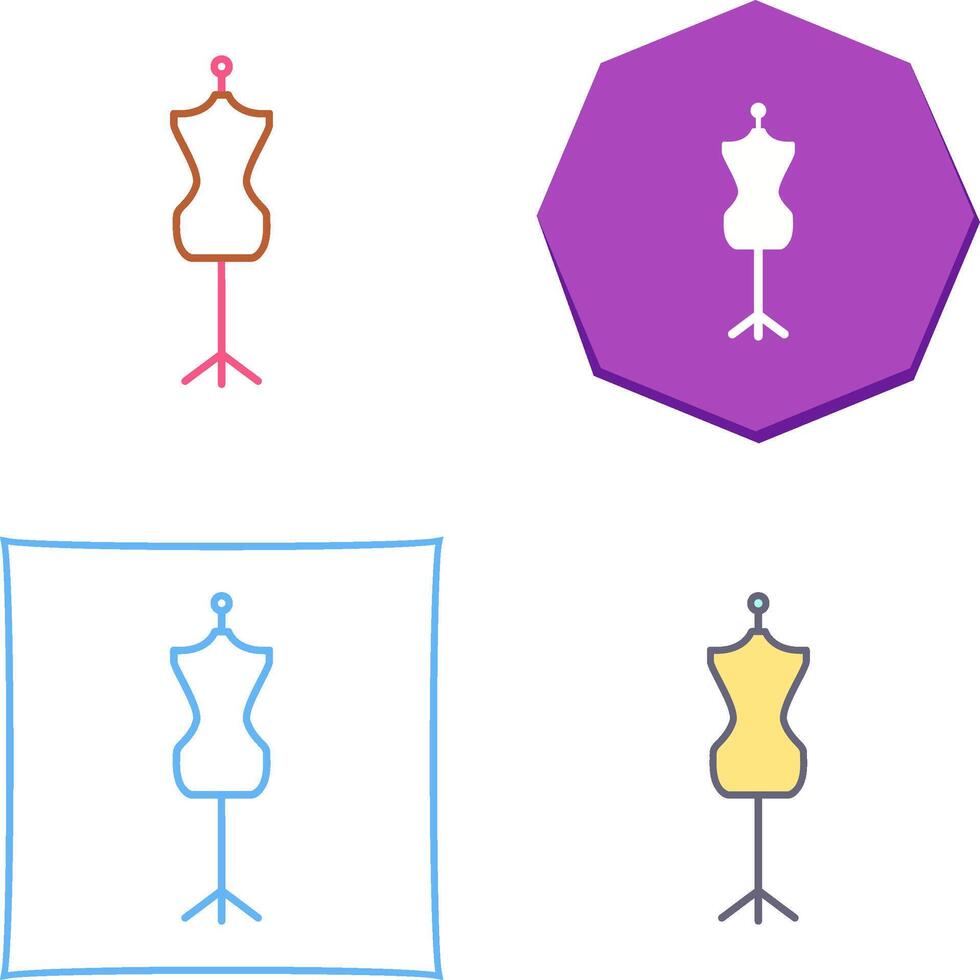 Dress Holder Icon Design vector