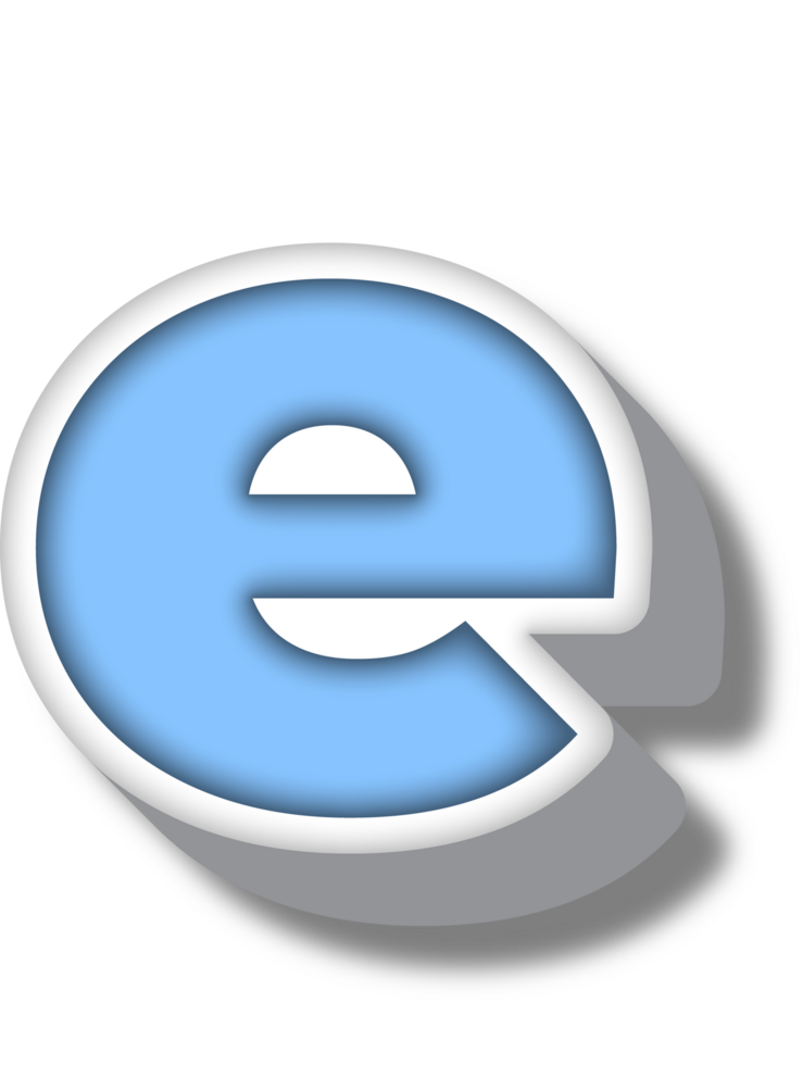 Cartoon Happy Alphabet Letter and Number png