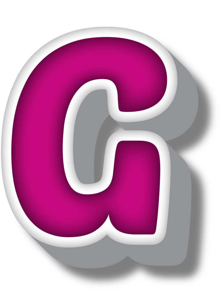 Cartoon Happy Alphabet Letter and Number png