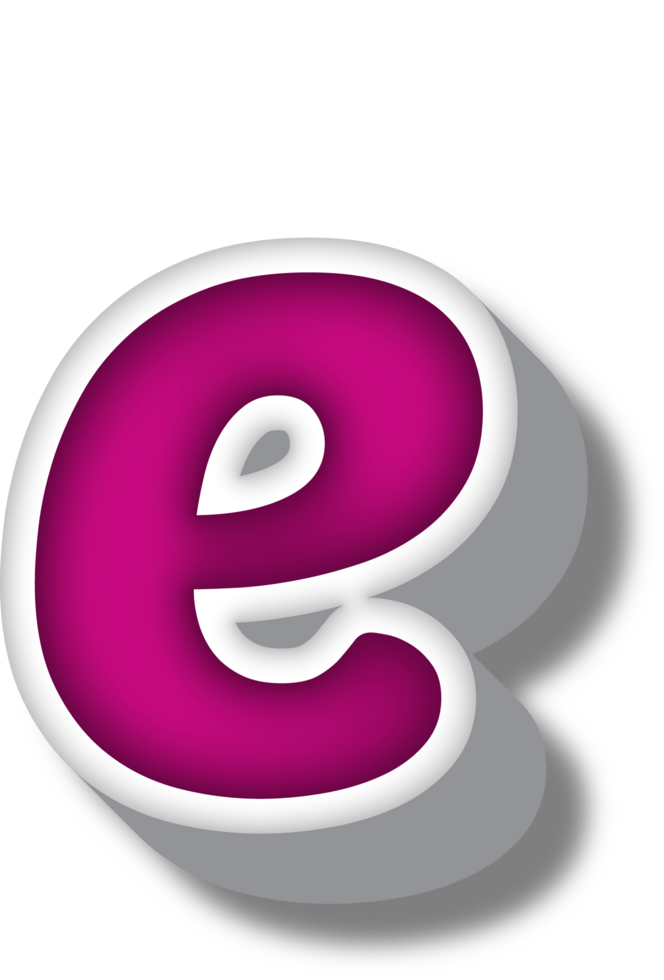 Cartoon Happy Alphabet Letter and Number png