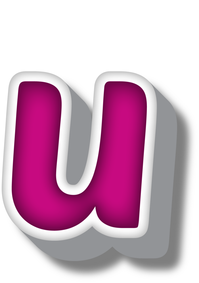 Cartoon Happy Alphabet Letter and Number png