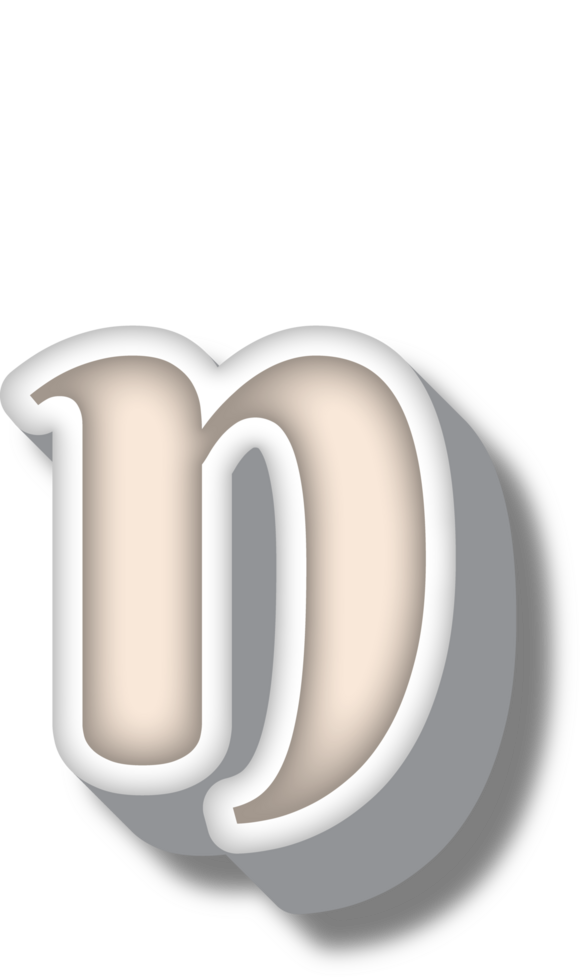 Cartoon Happy Alphabet Letter and Number png