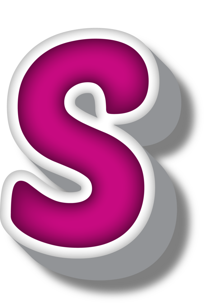 Cartoon Happy Alphabet Letter and Number png