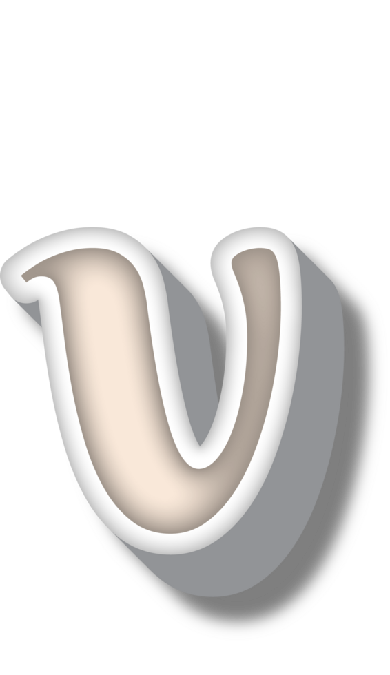 Cartoon Happy Alphabet Letter and Number png