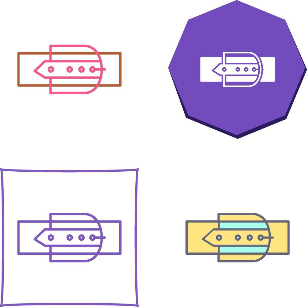 Belt Icon Design vector