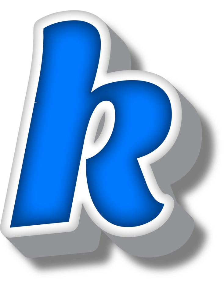 Cartoon Happy Alphabet Letter and Number png