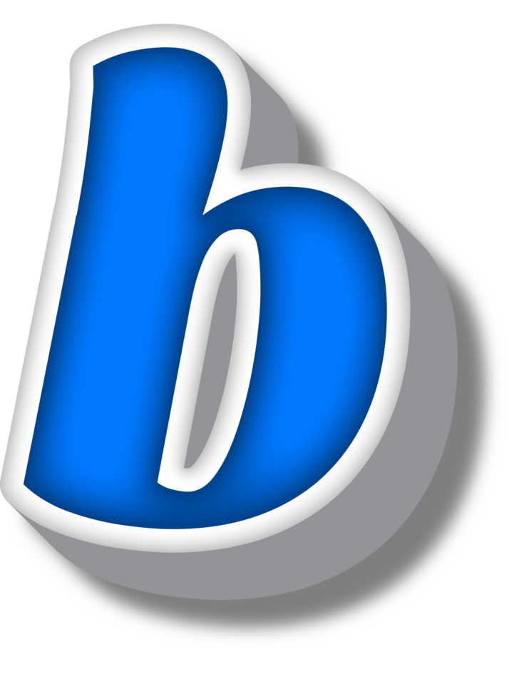 Cartoon Happy Alphabet Letter and Number png
