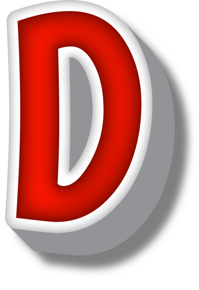Cartoon Happy Alphabet Letter and Number png